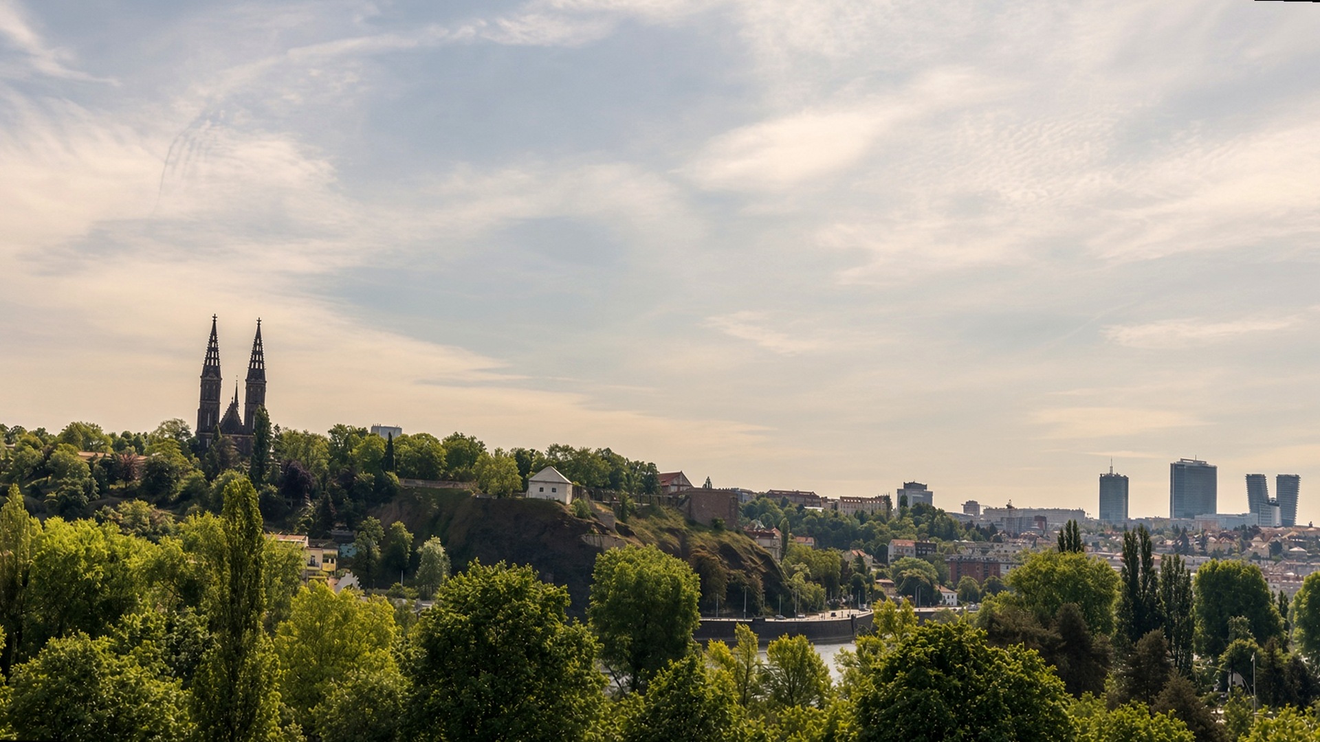Výhled na Vyšehrad